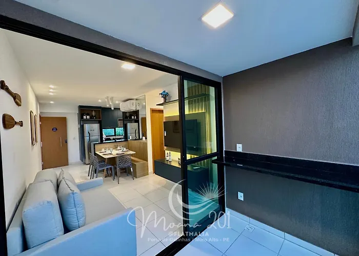 Flat 2 quartos em Muro Alto - Malia Beach Experience 201C